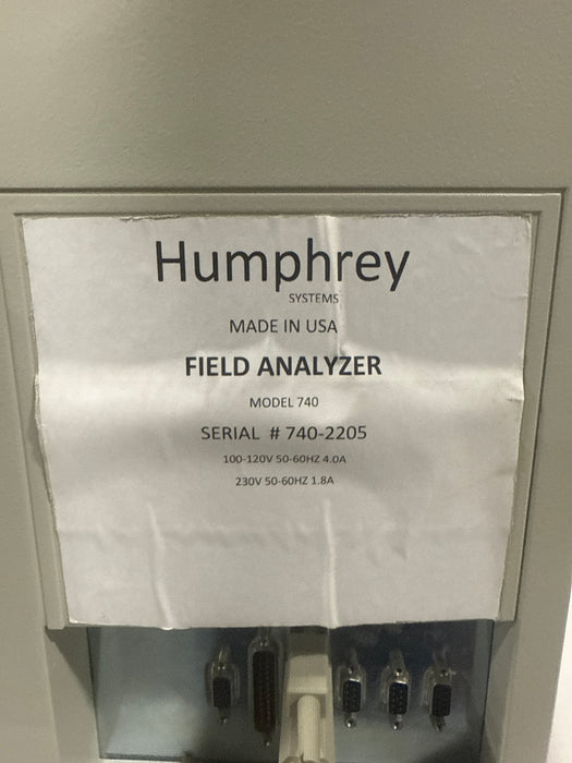 Carl Zeiss Carl Zeiss 740 Humphrey Field Analyzer Ophthalmology reLink Medical