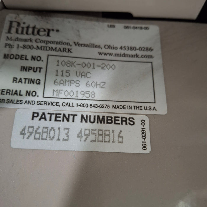 Ritter Ritter 108 Medical Examination Table Exam Chairs / Tables reLink Medical