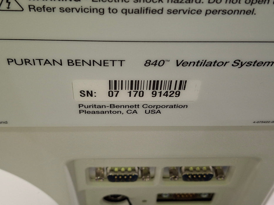 Puritan Bennett Puritan Bennett 840 Ventilator Respiratory reLink Medical
