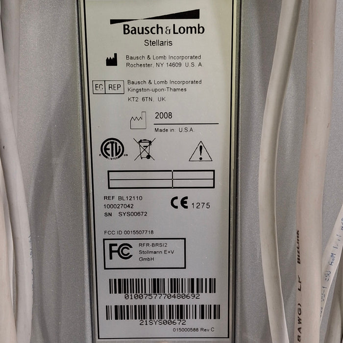 Bausch and Lomb Stellaris Phacoemulsifier