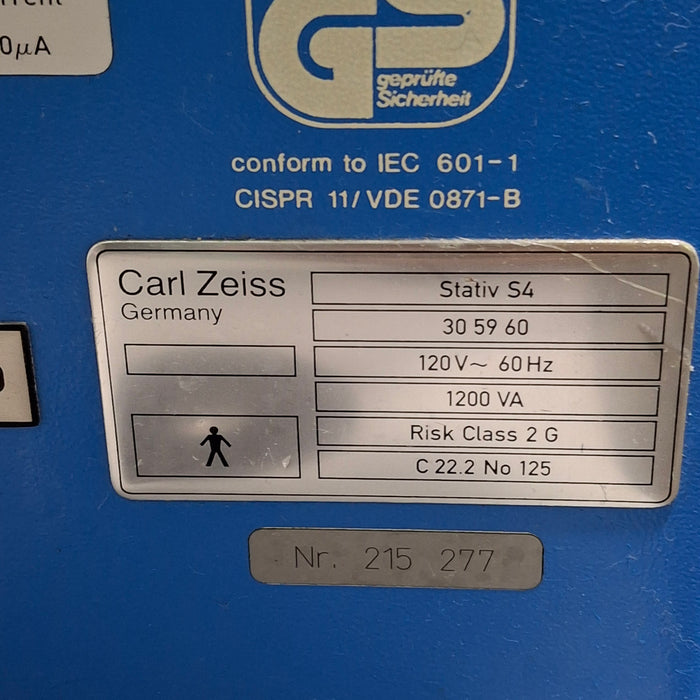 Carl Zeiss Carl Zeiss OPMI CS-1 / S4 Surgical Microscope Surgical Microscopes reLink Medical