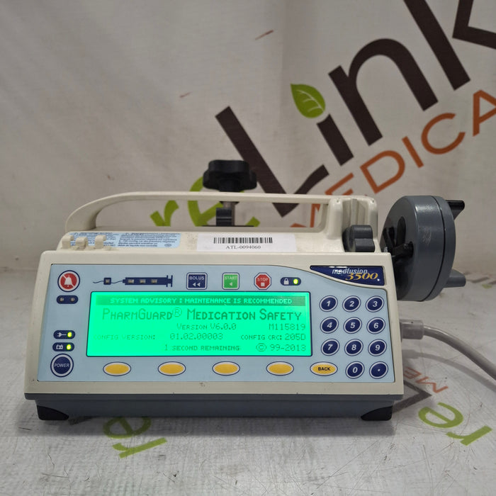 Smiths Medical Medfusion 3500 Syringe Infusion Pump