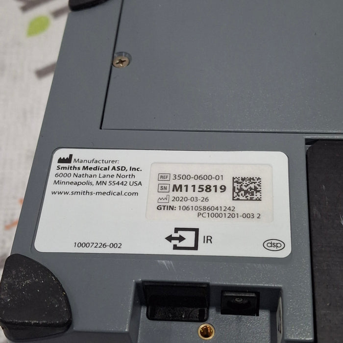 Smiths Medical Medfusion 3500 Syringe Infusion Pump