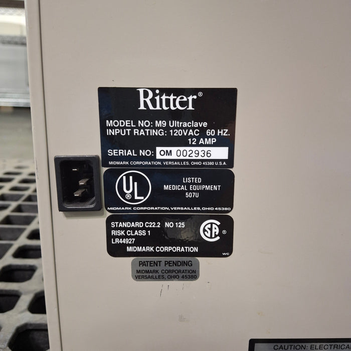 Ritter Ritter M9-001 UltraClave Autoclave Sterilizer Sterilizers & Autoclaves reLink Medical
