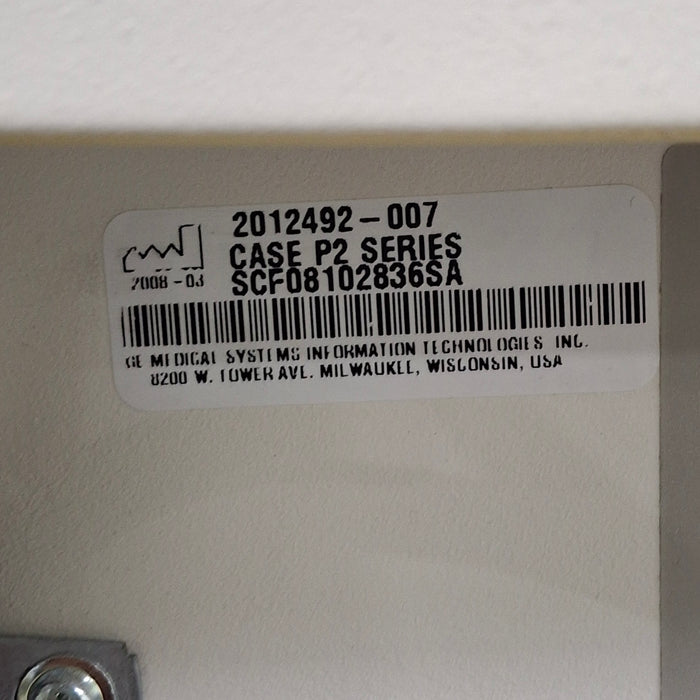 GE Healthcare Case P2 Series Console w/ T2100 Stress Test System
