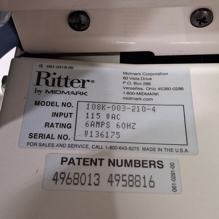 Ritter Ritter 108 Medical Examination Table Exam Chairs / Tables reLink Medical