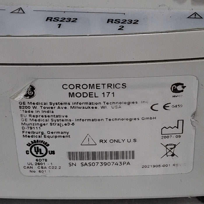 GE Healthcare GE Healthcare Corometrics 170 Series Model 171 Fetal Monitor Patient Monitors reLink Medical