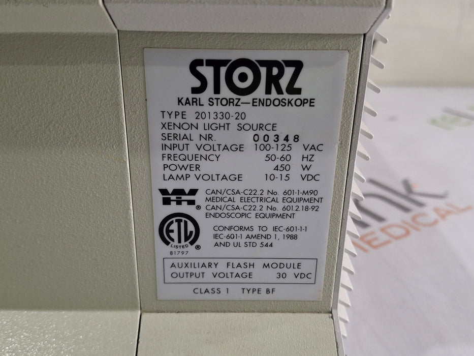 Karl Storz Karl Storz Xenon 300 201330 20 Light Source Rigid Endoscopy reLink Medical