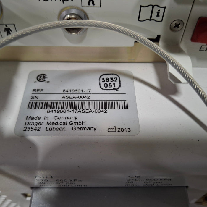 Draeger Medical Draeger Medical Evita XL Ventilator Respiratory reLink Medical