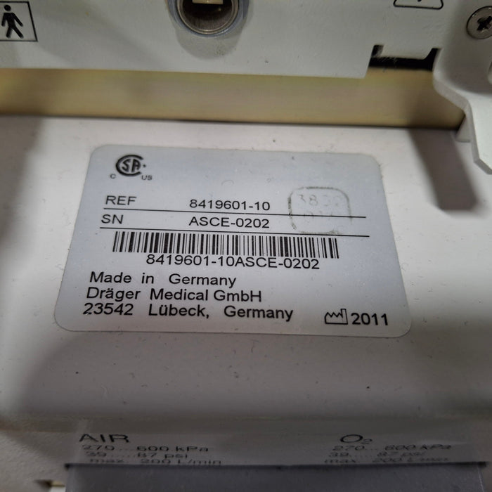 Draeger Medical Evita XL Ventilator