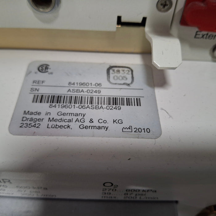 Draeger Medical Draeger Medical Evita XL Ventilator Respiratory reLink Medical