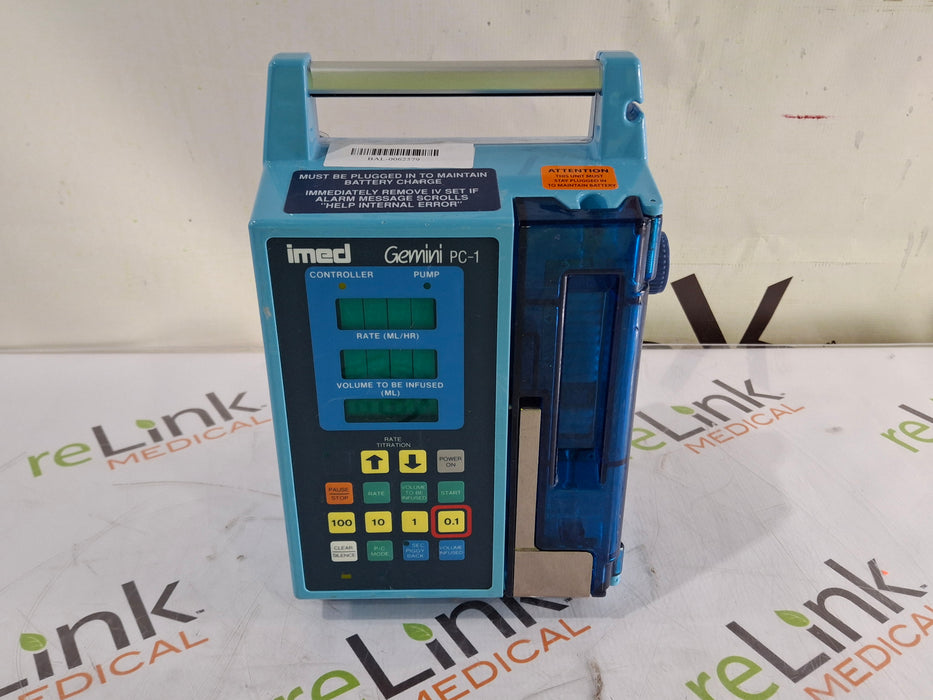 Imed Imed Gemini PC-1 Infusion Pump Infusion Pump reLink Medical