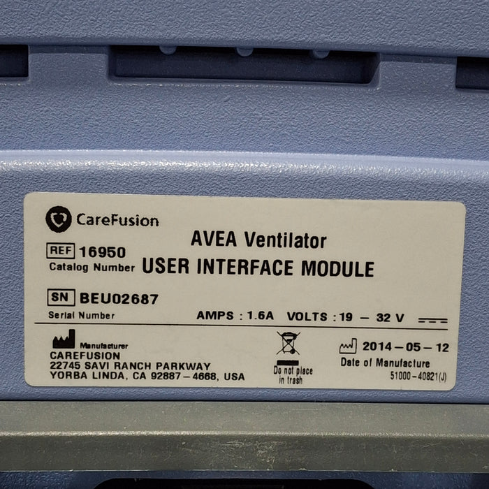 CareFusion CareFusion Avea Ventilator Respiratory reLink Medical