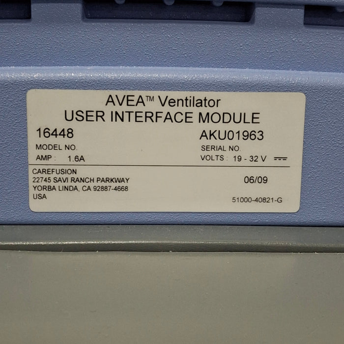 CareFusion CareFusion Avea Ventilator Respiratory reLink Medical