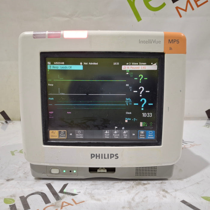 Philips Philips Intellivue MP5 - ECG, Fast SpO2, NIBP Patient Monitor Patient Monitors reLink Medical