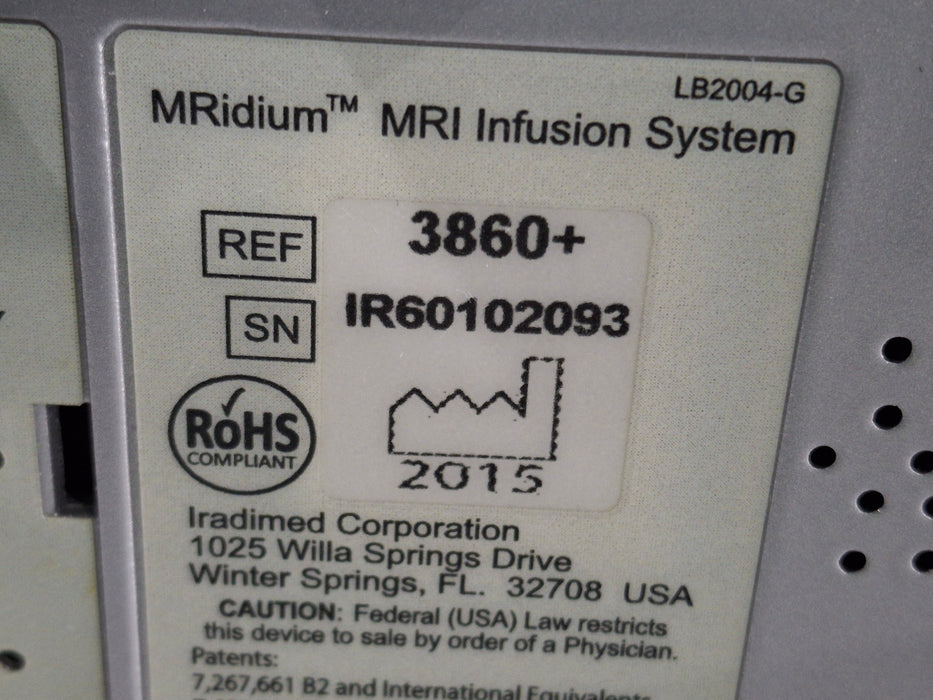 Iradimed Iradimed MRidium 3860+ w/3861 MRI Infusion Pump Infusion Pump reLink Medical