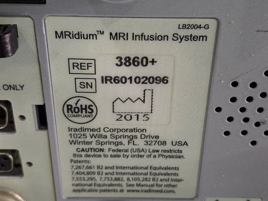 Iradimed Iradimed MRidium 3860+ w/3861 MRI Infusion Pump Infusion Pump reLink Medical