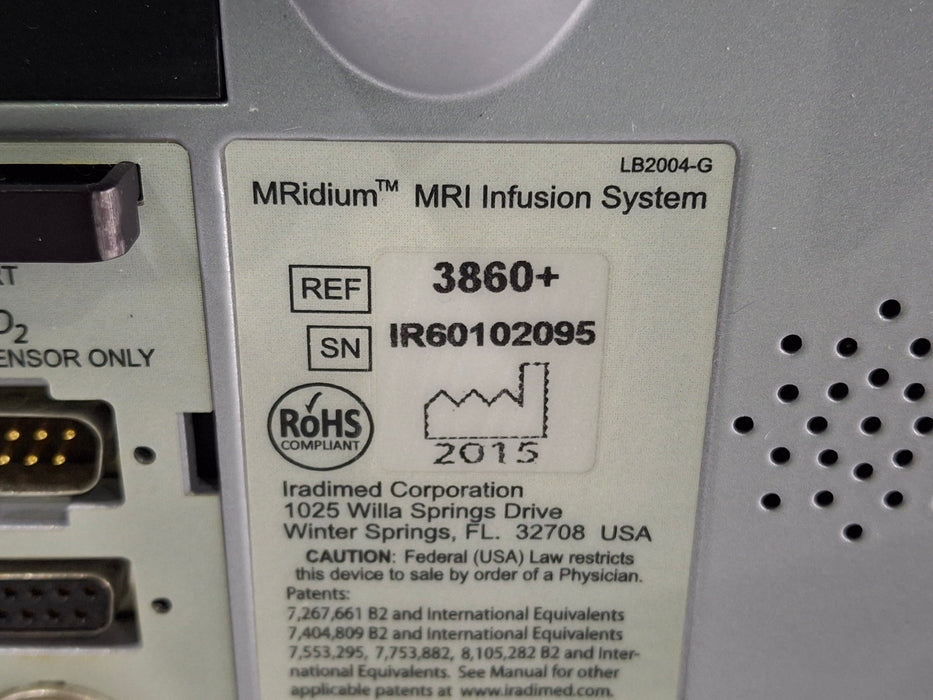 Iradimed MRidium 3860+ w/3861 MRI Infusion Pump