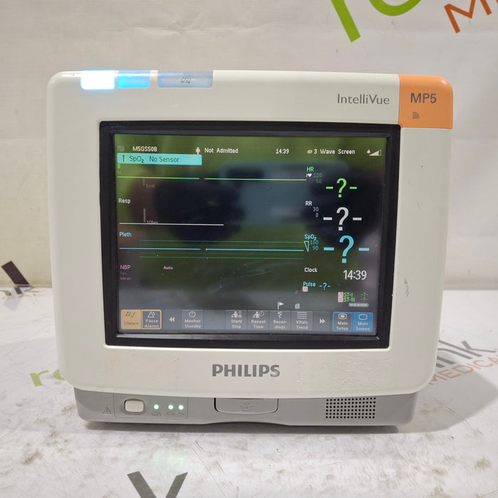 Philips Philips Intellivue MP5 - ECG, Fast SpO2, NIBP Patient Monitor Patient Monitors reLink Medical
