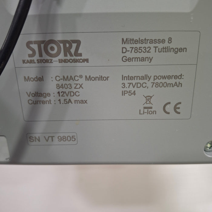 Karl Storz Karl Storz 8403 ZX C-MAC Monitor Rigid Endoscopy reLink Medical