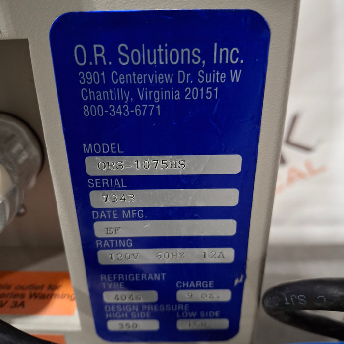 OR Solutions OR Solutions ORS-2038D Solution Warmer Surgical Equipment reLink Medical