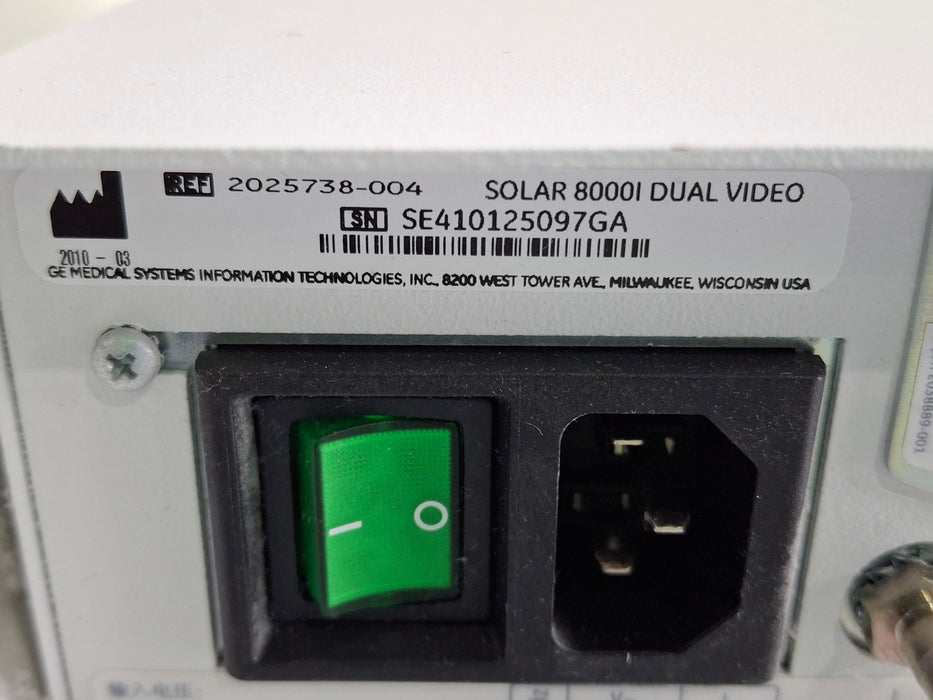 GE Healthcare Solar 8000i Patient Monitor