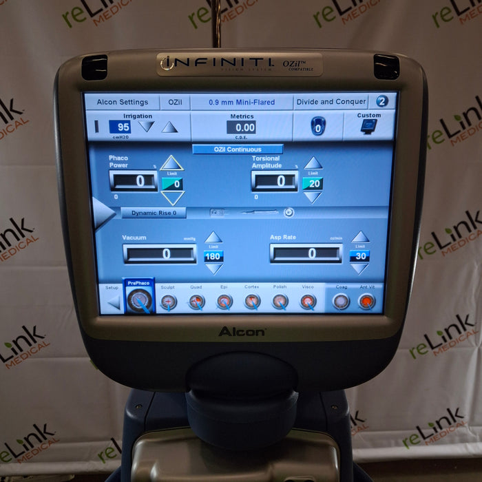 Alcon Laboratories Inc Alcon Laboratories Inc Infiniti w/ Ozil Phacoemulsifier Ophthalmology reLink Medical