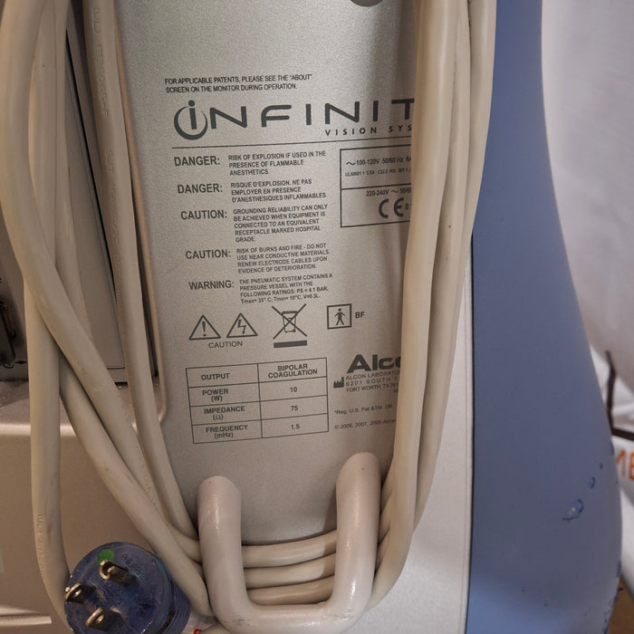 Alcon Laboratories Inc Alcon Laboratories Inc Infiniti w/ Ozil Phacoemulsifier Ophthalmology reLink Medical
