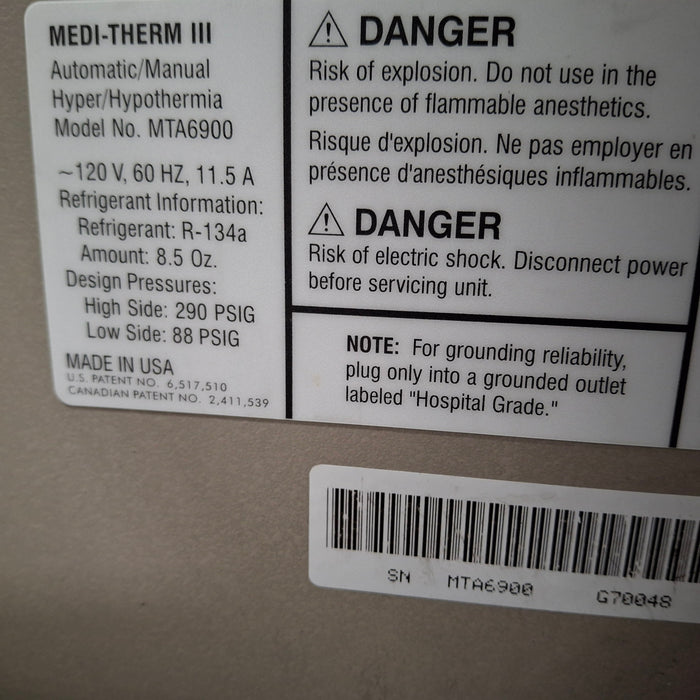Gaymar Gaymar Medi-Therm III MTA6900 Hyper/Hypothermia Machine Temperature Control Units reLink Medical
