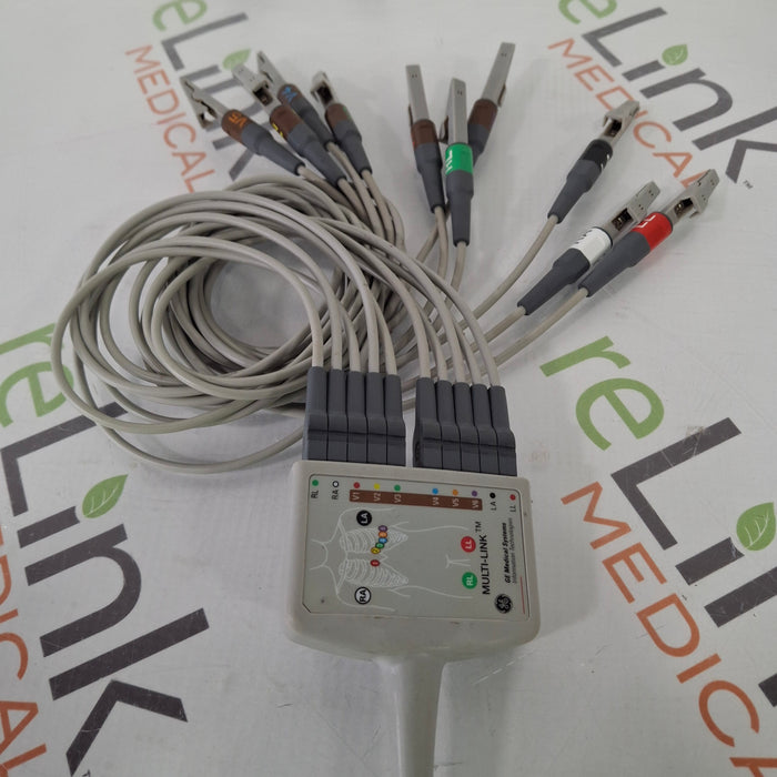 GE Healthcare MAC 2000 ECG w/Multilink Cable Module