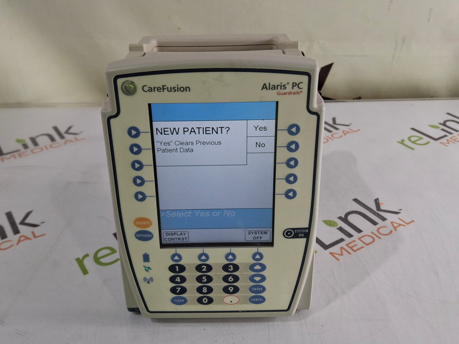 CareFusion CareFusion Alaris 8015 Large Screen POC Infusion Pump Infusion Pump reLink Medical
