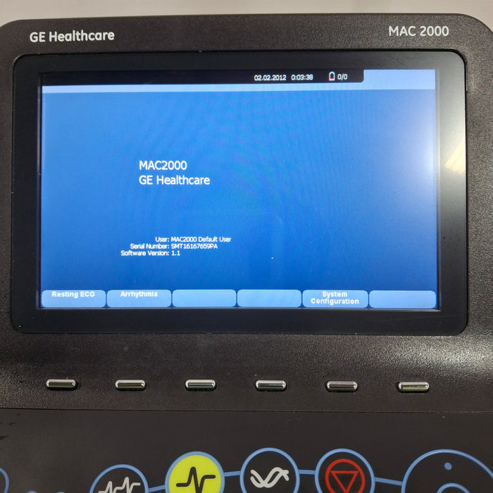 GE Healthcare MAC 2000 ECG