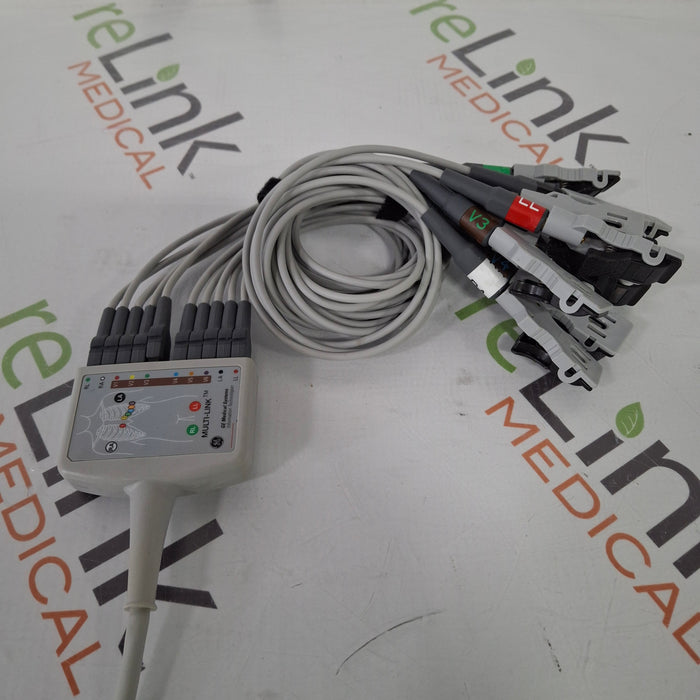 GE Healthcare MAC 2000 ECG w/Multilink Cable Module