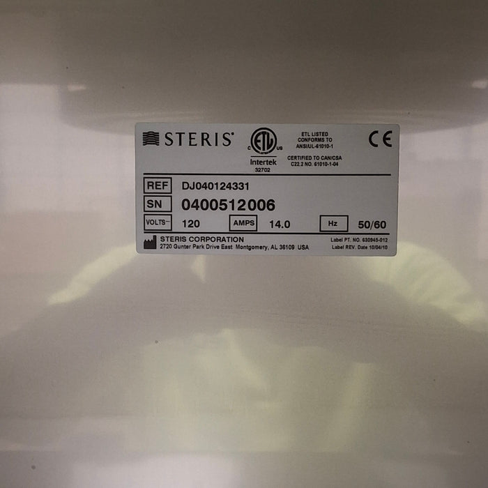 Steris Model DJ040124331 Dual Compartment Warming Cabinet