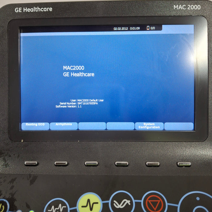 GE Healthcare MAC 2000 ECG
