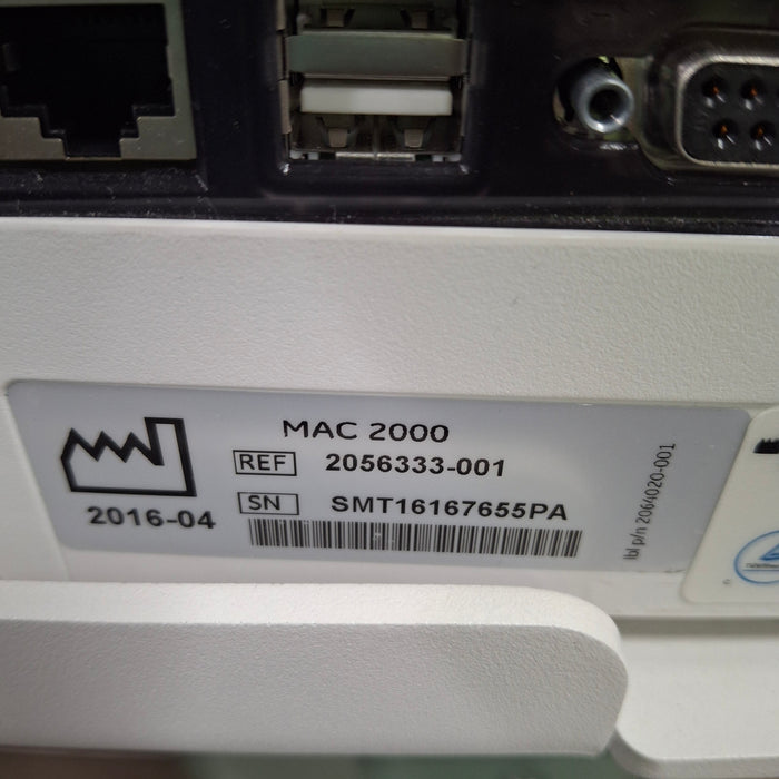 GE Healthcare MAC 2000 ECG