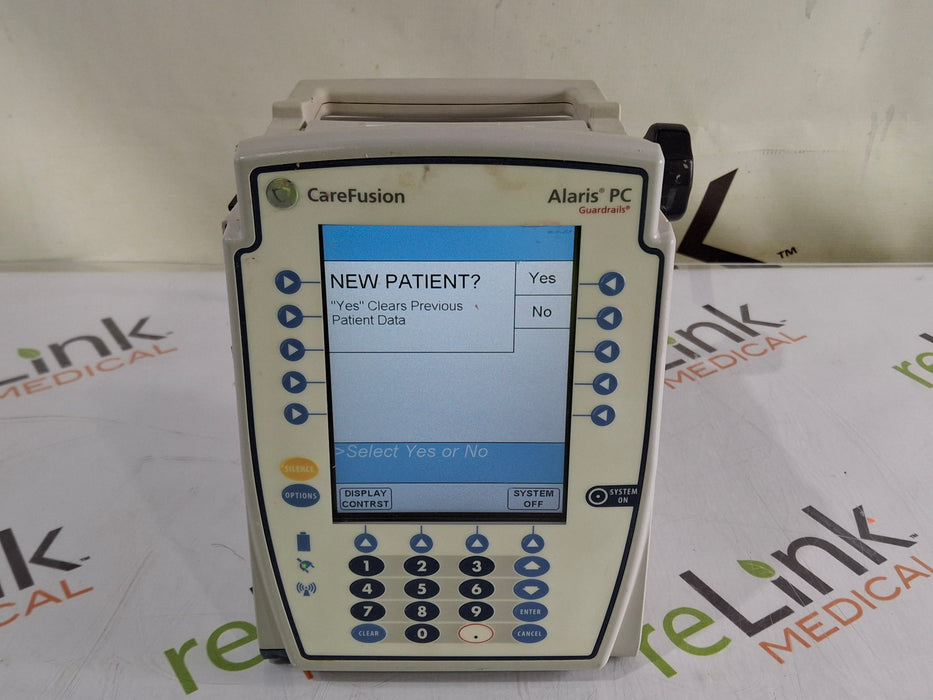 CareFusion CareFusion Alaris 8015 Large Screen POC Infusion Pump Infusion Pump reLink Medical