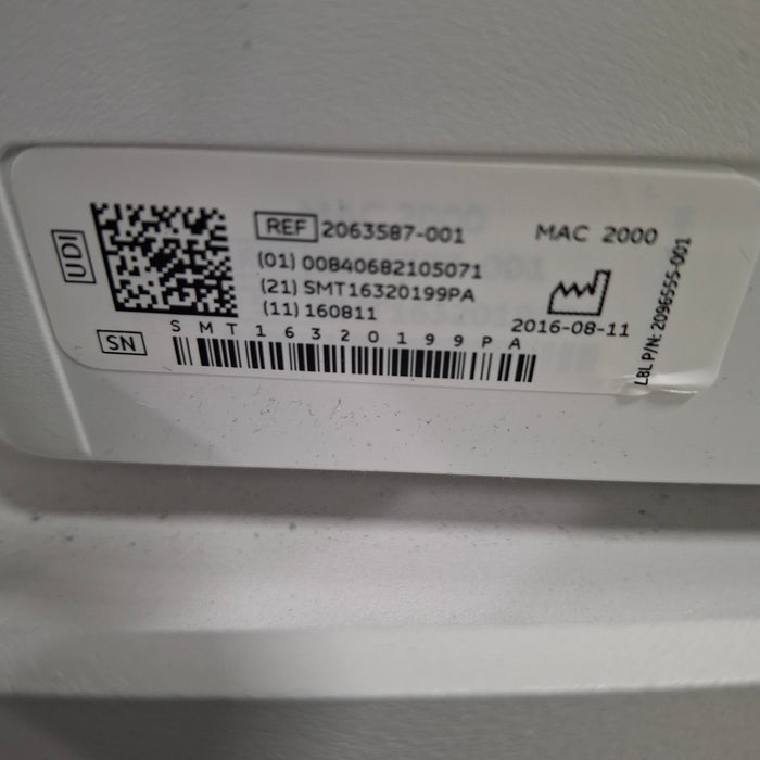 GE Healthcare MAC 2000 ECG