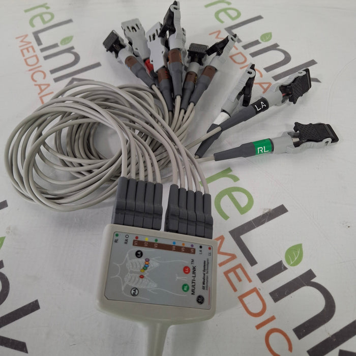 GE Healthcare GE Healthcare MAC 2000 ECG w/Multilink Cable Module Cardiology reLink Medical