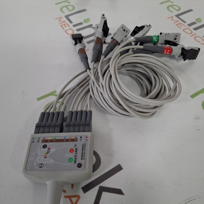 GE Healthcare MAC 2000 ECG w/Multilink Cable Module