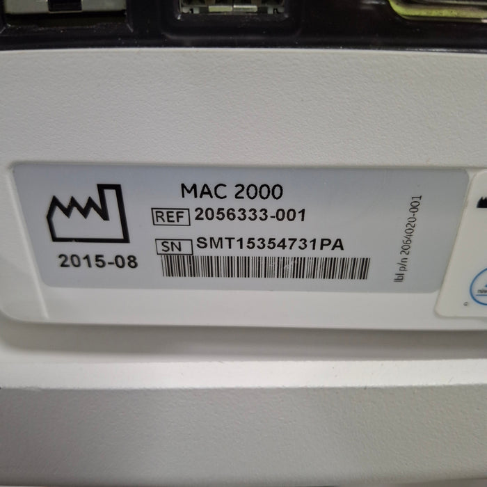 GE Healthcare MAC 2000 ECG