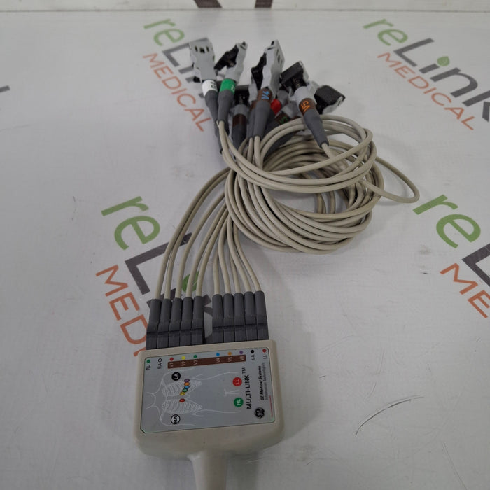 GE Healthcare MAC 2000 ECG w/Multilink Cable Module