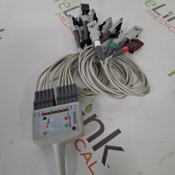 GE Healthcare MAC 2000 ECG w/Multilink Cable Module