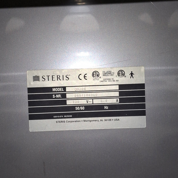 Steris Steris QDJ04 Dual Compartment Warming Cabinet Medical Furniture reLink Medical