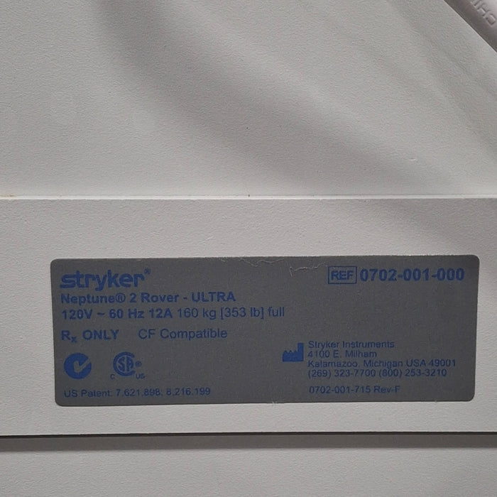 Stryker Neptune 2 Ultra Suction Management System