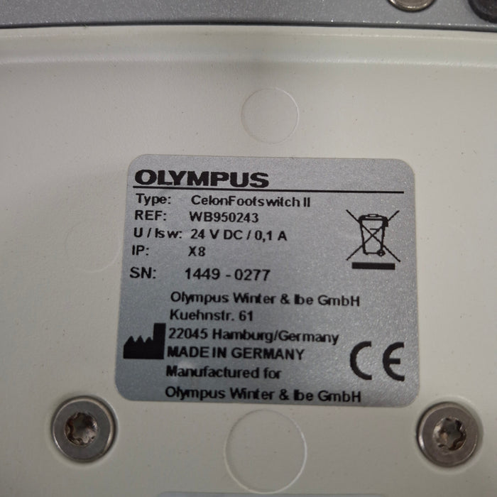 Olympus Olympus ESG-100 Celon Footswitch II WB950243 Foot Pedal Surgical Equipment reLink Medical