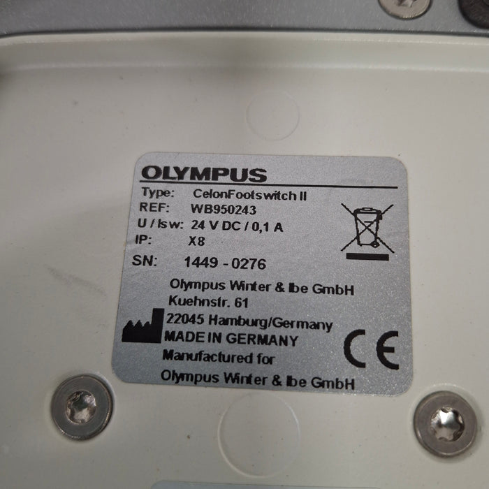 Olympus Olympus ESG-100 Celon Footswitch II WB950243 Foot Pedal Surgical Equipment reLink Medical