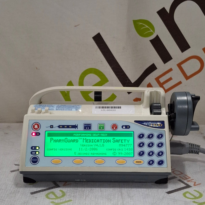 Smiths Medical Medfusion 3500 Syringe Infusion Pump