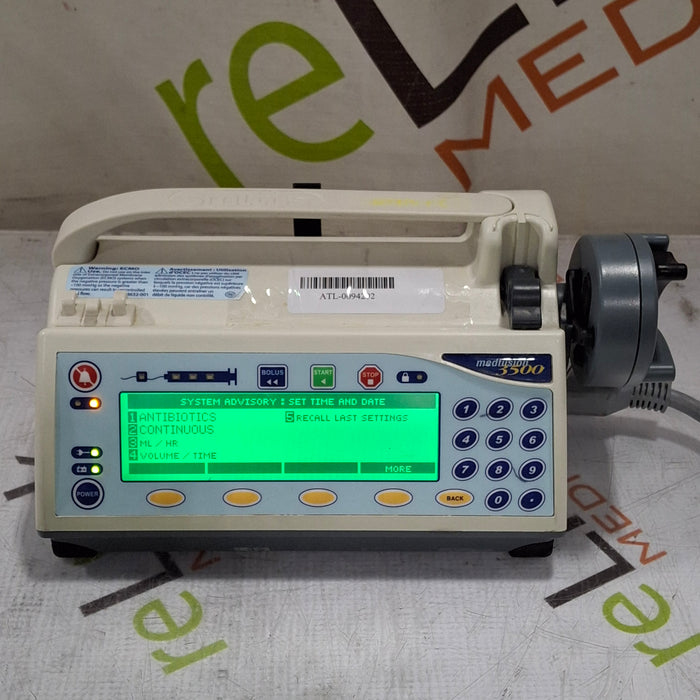 Smiths Medical Medfusion 3500 Syringe Infusion Pump