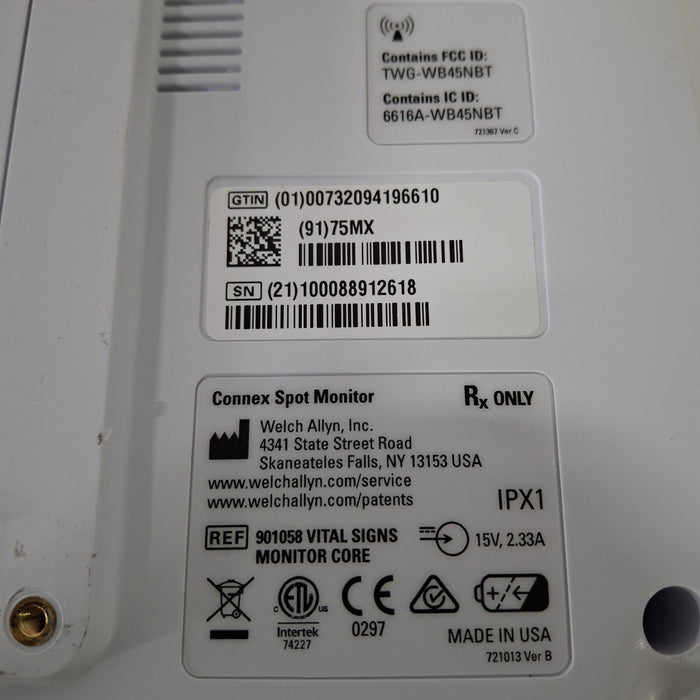 Welch Allyn Connex Spot 75MX Vital Signs Monitor Monitor